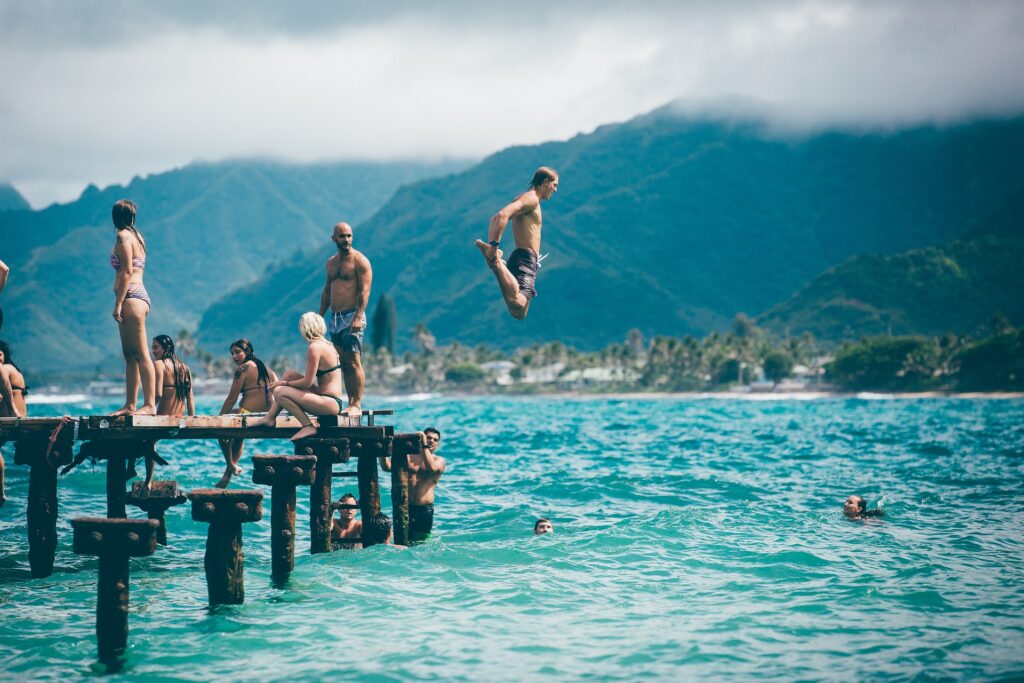 holiday at the beach