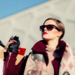 woman with shopping bags